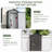 Campcraft High quality galvanized iron sheet, waterproof design, reasonable internal space planning, equipped with a solid lock system-117711723