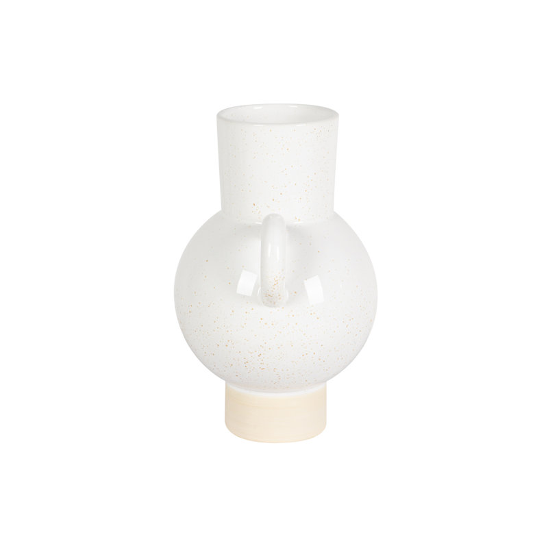 CERAMIC VASE 22X16x26 CM, Beige