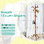 Simple Houseware Standing Coat And Hat Hanger Organizer Rack With Key Tray