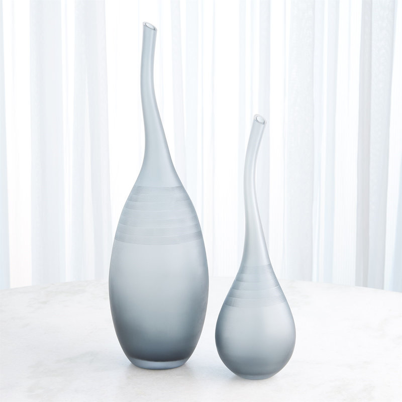 Curvature Bottle, Gray, 24.25" H x 7" W x 7" D