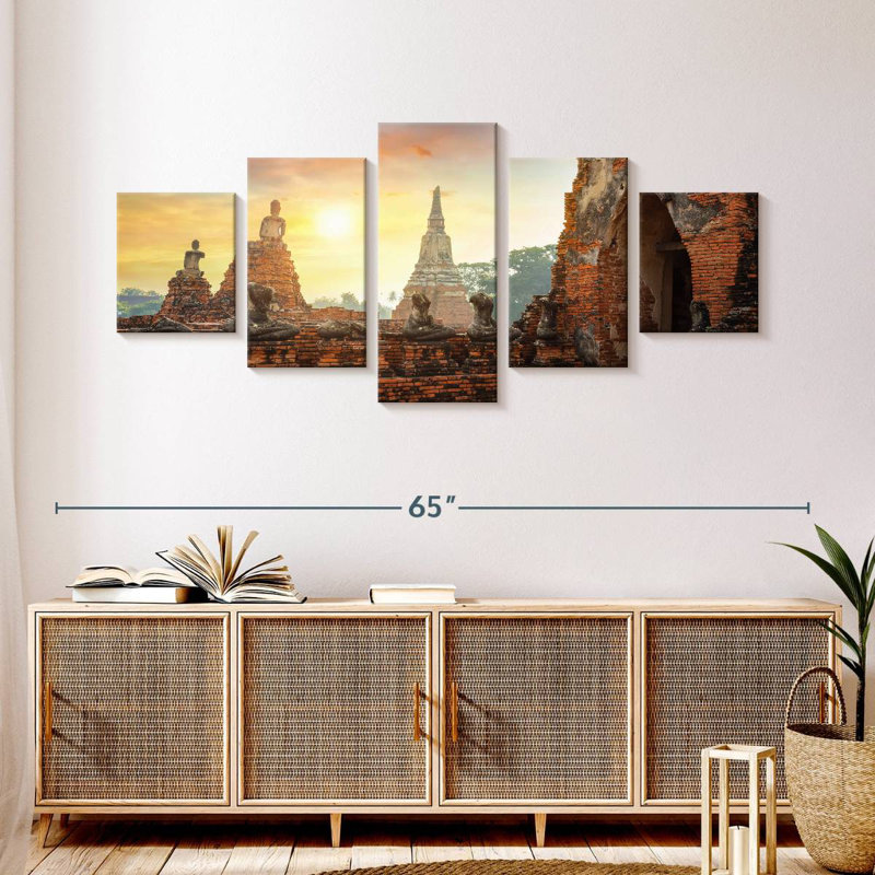 Wat Chaiwatthanaram, 24" H x 55" W