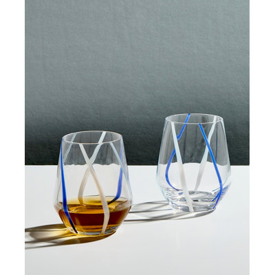 Rio - Double Old Fashioned Tumblers / Stemless Wine Glasses