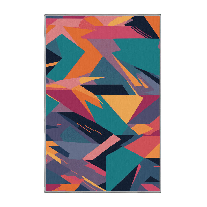 Voltage Circuit Rug, Rectangle 2' x 3'