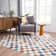 Brunetti Checkered Machine Woven Polyester Area Rug