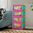 Stackable Plastic Storage Cabinet With Wheels-1674177800