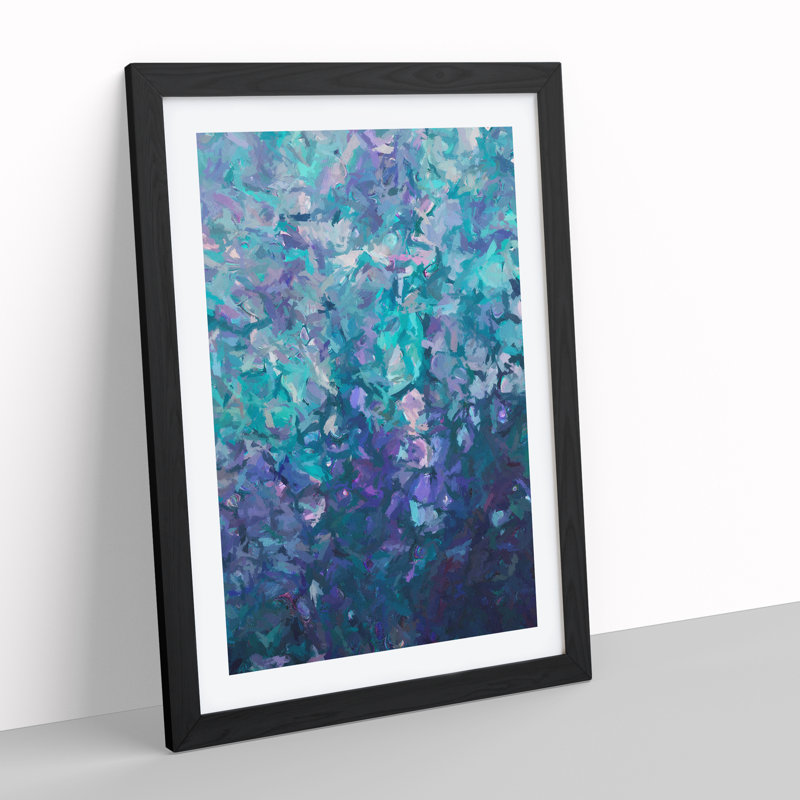 Starburst Abstract - Framed Print, Black Framed, 64cm H x 46cm W x 2cm D