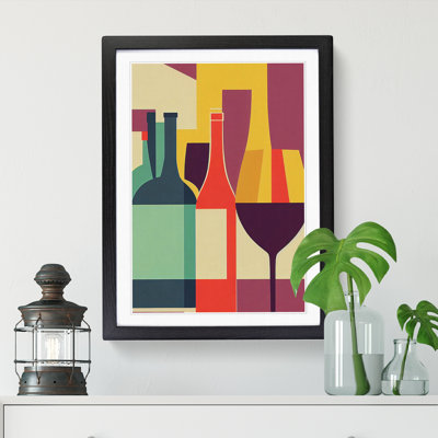 Wyndemere Retro Wine Art Vol.1 - Picture Frame Print