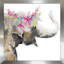 «Crowned Elephant (Square)» par Patricia Pinto, reproduction-838075583-838075552