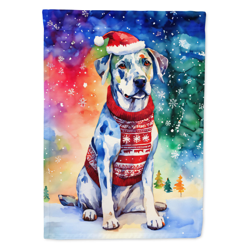 Double Sided Polyester Christmas, 40'' H x 28'' W