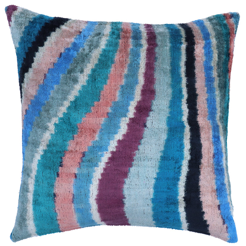 Coussin décoratif fait à la main avec coussin rembourré en duvet - 16 po x 16 po