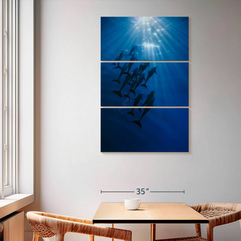 Brampt The Gathering Underwater, 65" H x 42" W