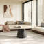 Table basse mat en pierre de travertin moderne-1414011373