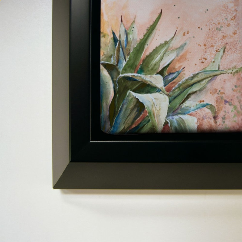 «Southwestern» par Patricia Pinto - Impression sur toile, H 34 po x l 34 po, Noir