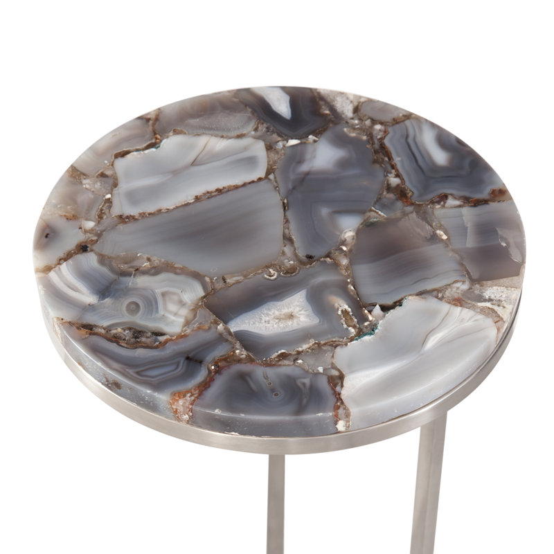 Crisette Stone Top End Table