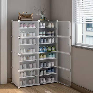 Ktaxon 36 Cube 72 Pair Modular Plastic Shoe Rack Organizer Cabinet