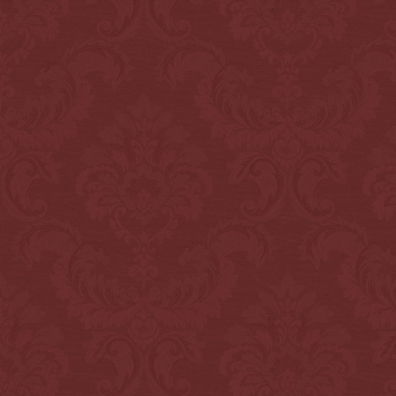Palmwood 10m x 52.8cm Semi-Gloss Wallpaper Roll, Red