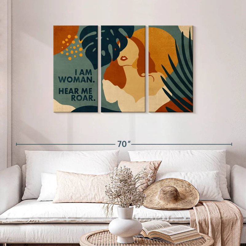 Khyia I Am Woman, 28" H x 45" W