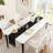 Macrame Table Runner With Fringed Edges, Woven Farmhouse Home Decor, 72 Inch Long Rectangular Table Cover For Dining Room And Kitchen-1759938549