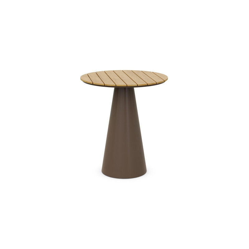 Leon Bar Table - Alpine Weatherwood Top, Bronze