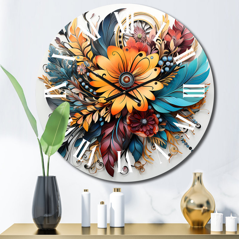 Horloge murale boho, Petit