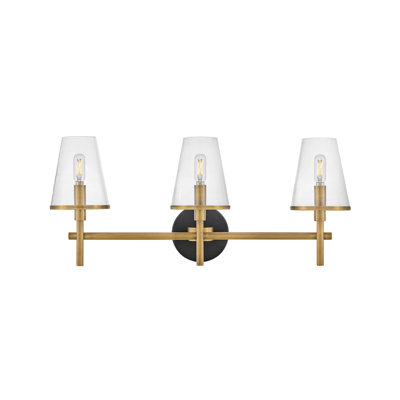Marten 3-Light Two-Tone Bath Vanity Fixture