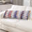 Handmade Chindi Multicolor Chevron Striped Throw Pillow-1028147898