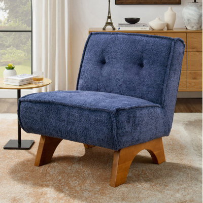 Chaise longue d'appoint rembourrée avec coussin 29,5 po Drayk