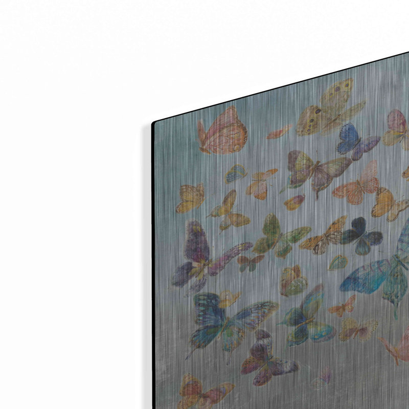 «Beautiful Butterflies V3 Square» par Danhui Nai, H 12 po x l 12 po