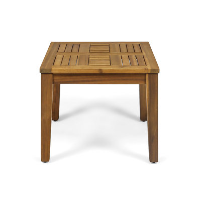Transitional Wood Table - 20"W X 20"D 15.28"H, 30Lbs Capacity Side Natural Color, 20X20x15.28 Inches, 30Lb