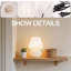 Petite lampe de table 7,5 po H
