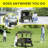 Jeep Deluxe Wrangler Stroller Wagon with Cooler Bag and Parent Organizer by Delta Children