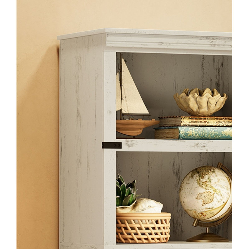 Deundria Bookcase, White