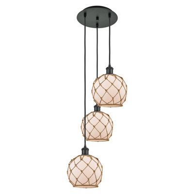 Ballston - Alyne - 3 Light 17" Cord Hung Multi Pendant