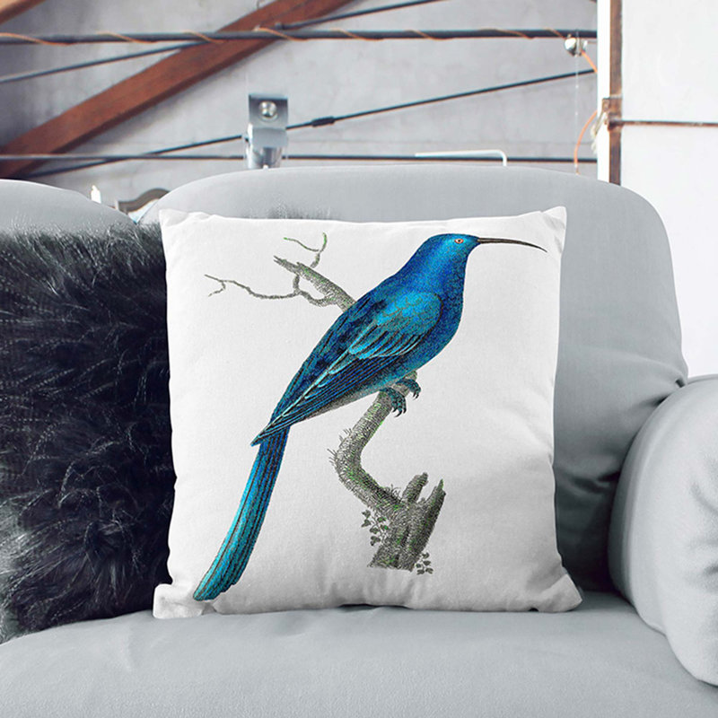 Square Throw Cushion, 55cm H x 55cm W x 20cm D