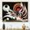 «Minimalist Colorful Spheres And Waves VI», art mural moderne sur toile géométrique