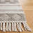 Selfridge Hand Loomed Wool/Cotton Southwestern Rug in Ivory/Brown-1065510308