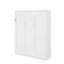 Lit escamotable double avec tablettes