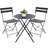 3-Piece Folding Patio Bistro Set – No Assembly, Water-Resistant Metal, Easy Storage -1775182706