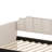 Multifunctional Lounge Bed Featuring Hidden Trundle and Built-in Device Charging Ports-175873593