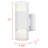 JAVON LED Integrated Outdoor Lantern Light-104447562