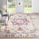 Christa Oriental Fuchsia/Ivory Area Rug