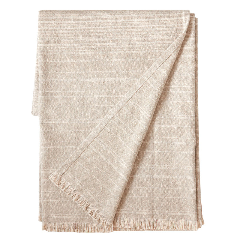 Oliver Ombre Throw, Natural