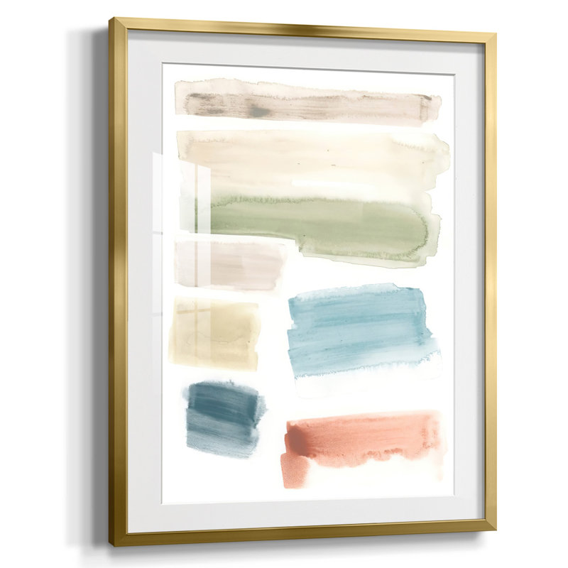 Chromatic Scale I Framed On Canvas Print, Gold Framed, Yes