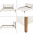 Bed Frame With Boucle Upholstered Thick Headboard-1892326638