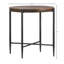 Table de bout en bois de manguier Casoria, brun moyen antique