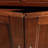 Dark-brown Solid Wood Shoe Storage Bench