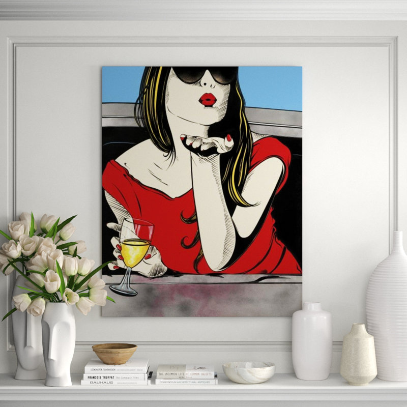 Great Escape Print by Deborah Azzopardi, Glass Coat, 59" H x 47" W