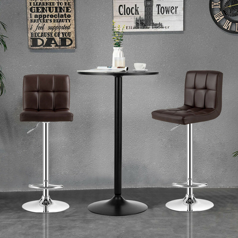 Allana-Jo 2 - Person Pedestal Dining Set, Brown