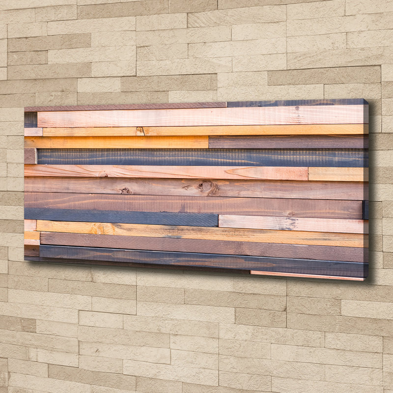 Wooden wall 1 Piece Wall Art on Canvas