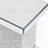 Silver Square Mirrored End Table
